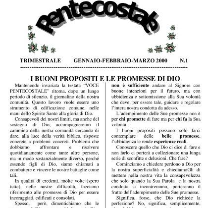 N. 1 | Anno 2000