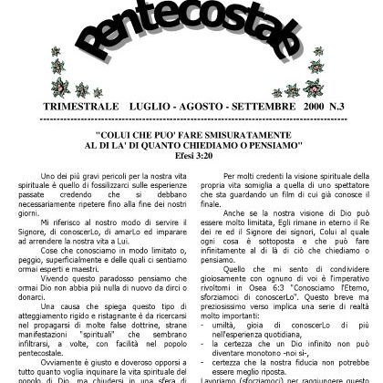 N. 3 | Anno 2000