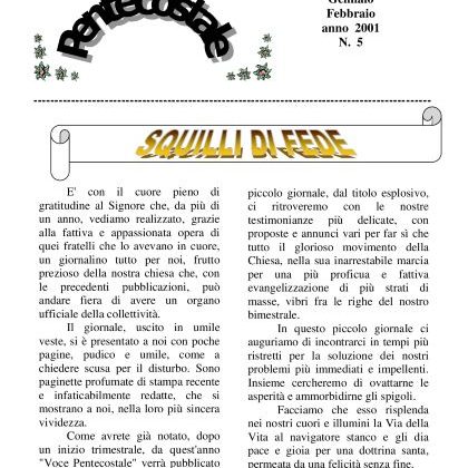 N. 5 | Anno 2001