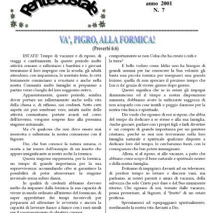 N. 7 | Anno 2001