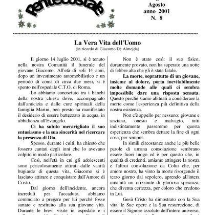 N. 8 | Anno 2001